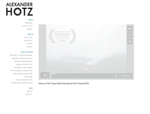 Tablet Screenshot of alexanderhotz.com